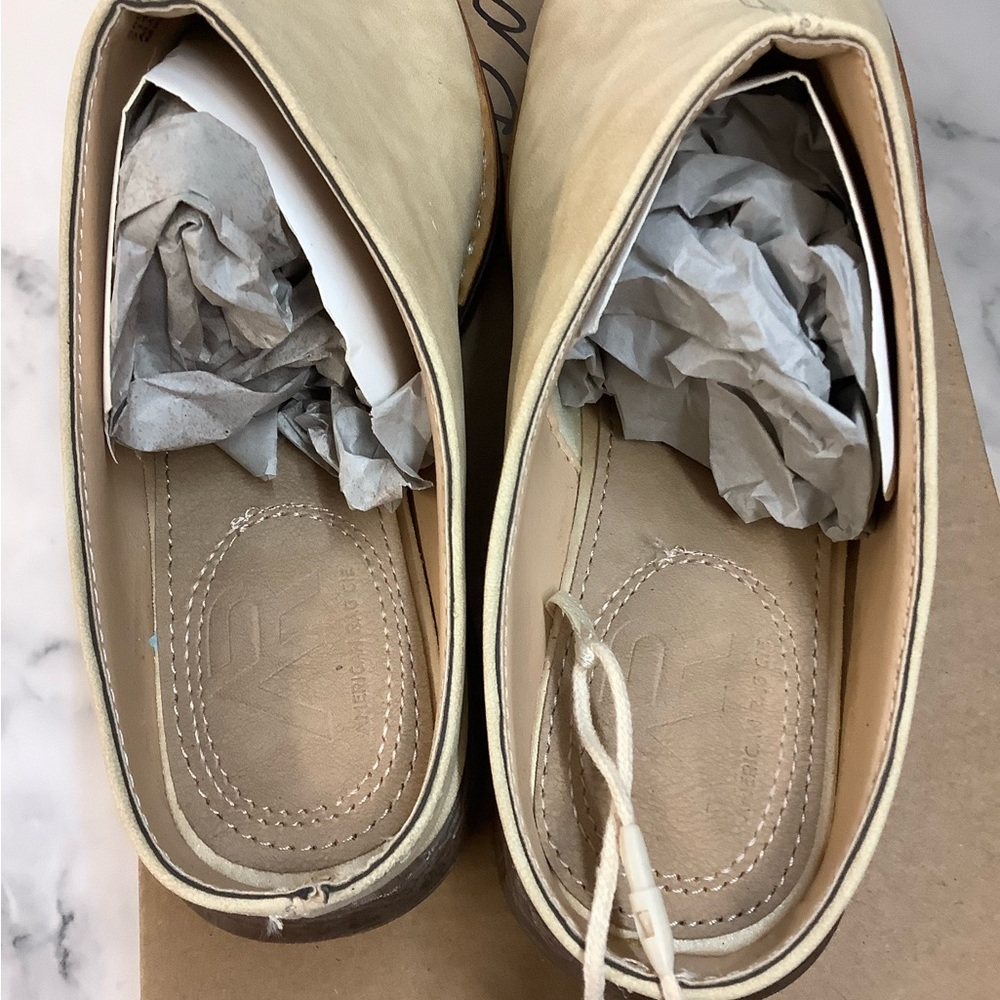 American Rag Beige Suede Mules - Picture 2 of 8